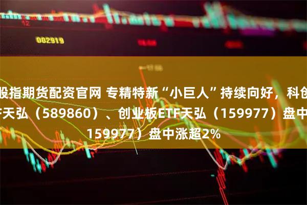 股指期货配资官网 专精特新“小巨人”持续向好，科创综指ETF天弘（589860）、创业板ETF天弘（159977）盘中涨超2%